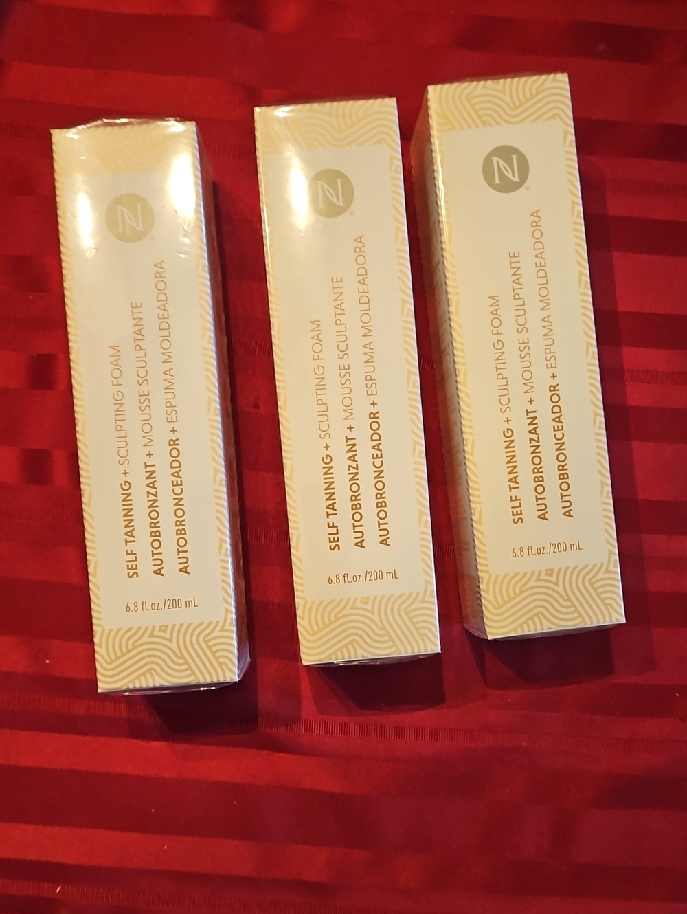 N Palette Self Tanning Sculpting Foam in Beige - 3-Pack